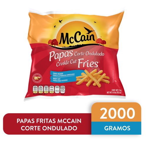 Papas Fritas Mccain Corte Ondulado - 2000gr