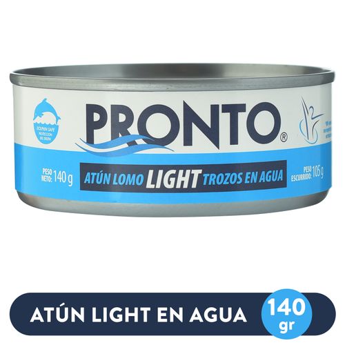 Atún Pronto Agua Lomo Trozos -140gr