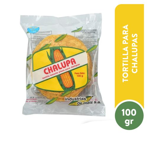 Chalupas Chips Tostadas 10 Unidades - 100gr