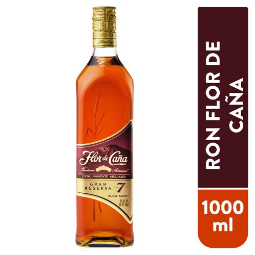 Ron Flor De Caña Gran Reserva 7 Años - 1000ml