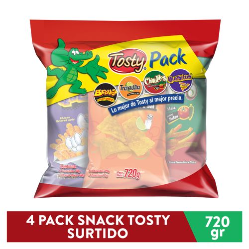 4 Pack Snack Tosty Premium Surtido - 720gr
