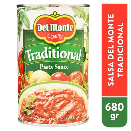 Salsa Del Monte tradicional para spaguetti - 680 g