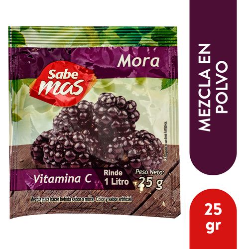 Bebida Sabemas En Polvo Mora - 25gr