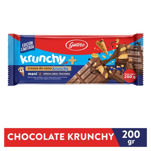 Chocolate Gallito Krunchy - 200gr