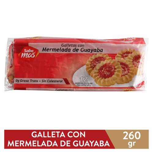 Galleta Sabemas canasta guayaba - 260 g