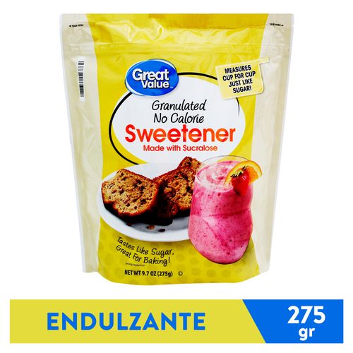 Sucralosa Great Value Granulada - 275gr