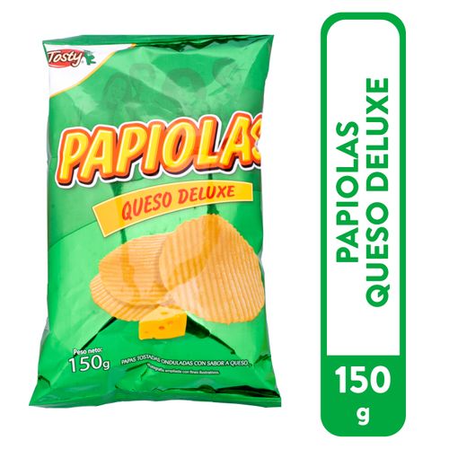 Papas tostadas Papiolas sabor queso deluxe - 150 g