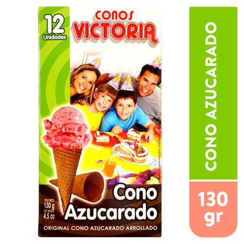 Cono Victoria Azucarado Caja 12 Uds - 130g