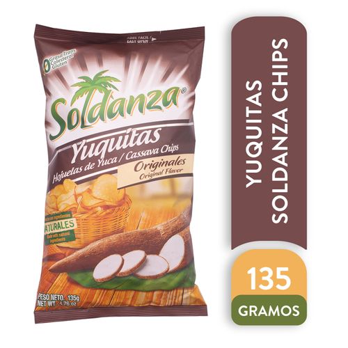 Yuquitas Soldanza Chips - 135gr