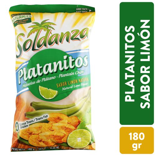 Platanos Soldanza con limón - 180 g