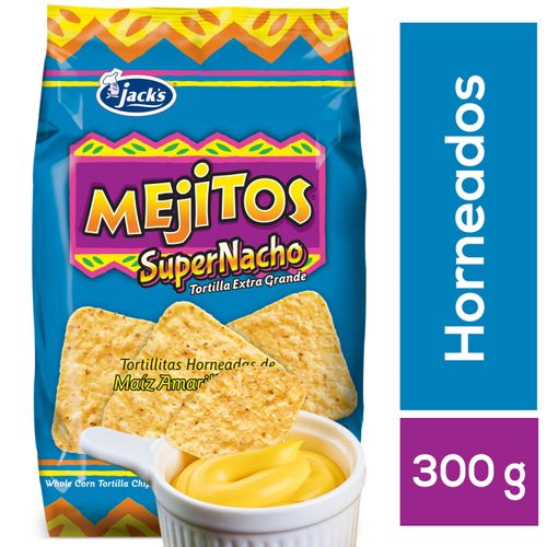 Snack Mejitos Tortillas Tostadas Super Nacho Jack´S - 300Gr