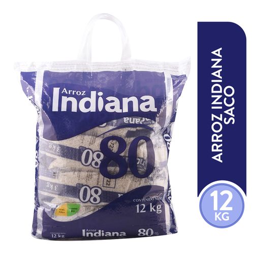 Arroz Indiana 80% Grano Entero -12000gr