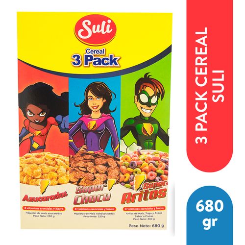 Cereal Suli surtido 3 pack - 680 g