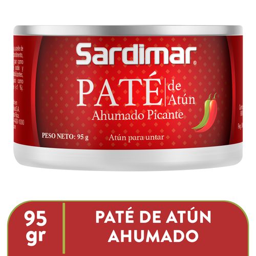Paté de atún Sardimar ahumado con jalapeño - 95 g