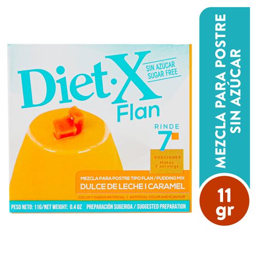 Flan Diet X de caramelo - 11 g