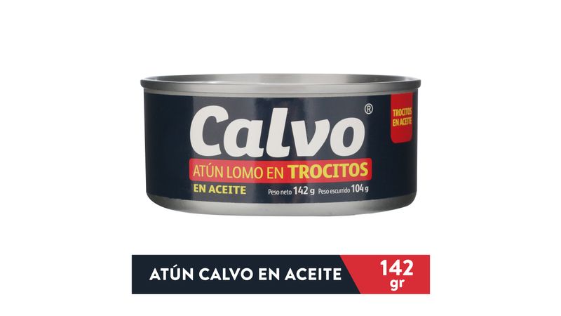 Atún Calvo Trocitos En Aceite 142g