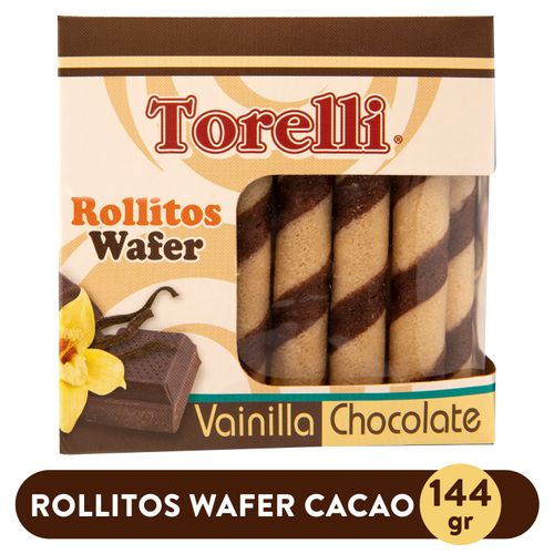 Rollito Torelli vinilla con chocolate - 144 g