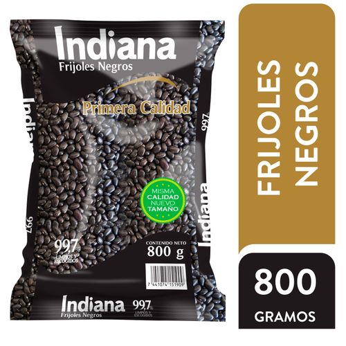 Frijol negro indiana primera calidad empacados - 800 g