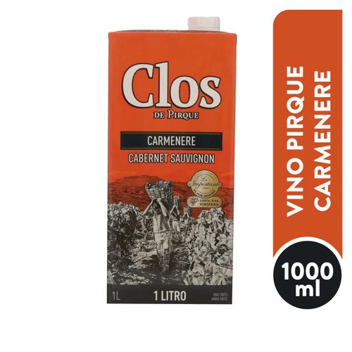 Vino Clos De Pirque Carmenere - 1000ml