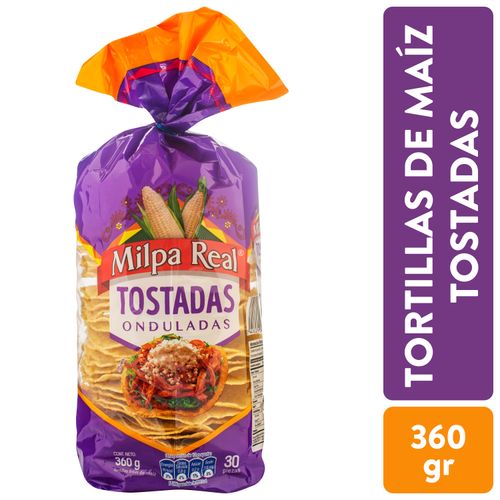 Boquitas Milpa Real Tostadas Onduladas - 360gr