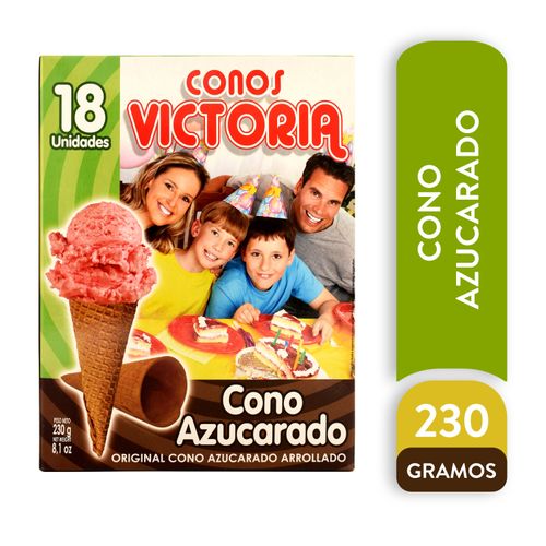 Cono Victoria Azucarado Caja 18 Uds - 230g