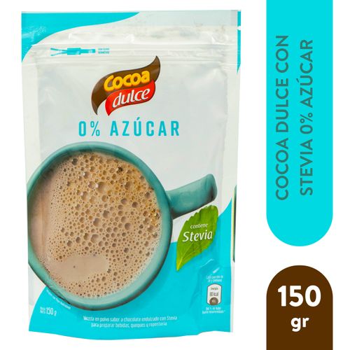 Mezcla Para Bebida Cocoa Dulce, Sin Azúcar - 150g