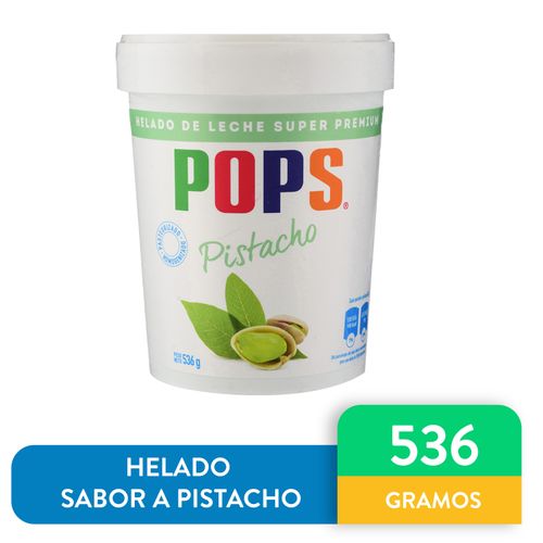 Helado Pops sabor pistacho - 536 g