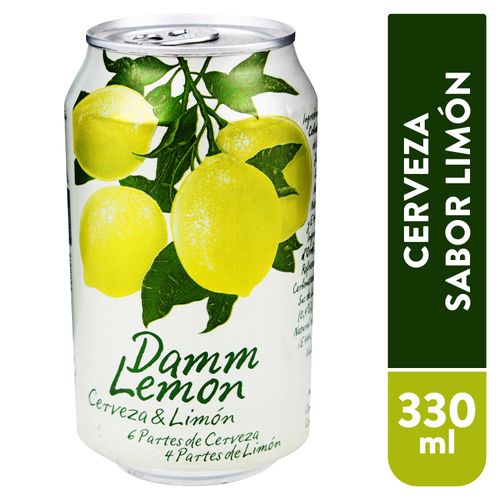 Cerveza Estrella Damm limón lata - 330 ml