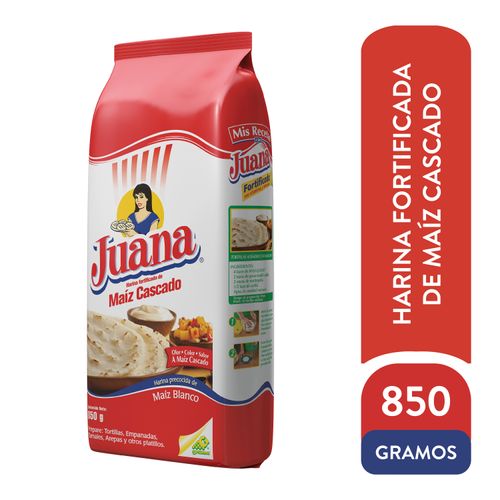 Harina Juana de maiz blanco cascado - 850 g