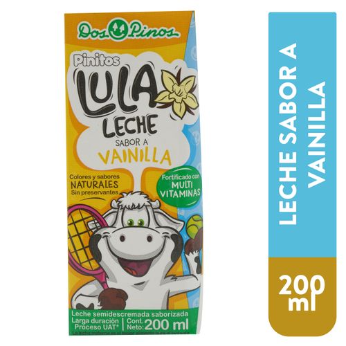 Leche Dos Pinos Lula Saborizada Vainilla -200ml