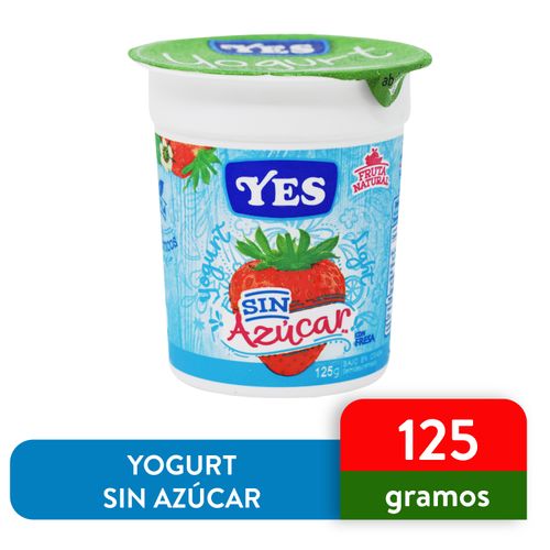 Yogurt  Light 0% Yes Cremoso Fruta Mezclada Sin Azúcar Fresa - 125gr