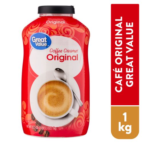 Crema Great Value para café original - 1 kg