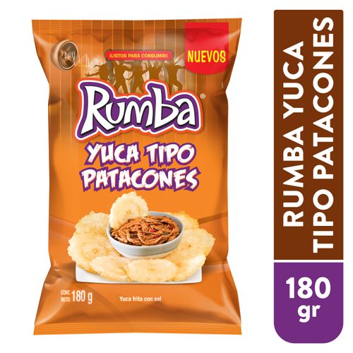 Snack Rumba Yuca Tipo Patacones -180gr