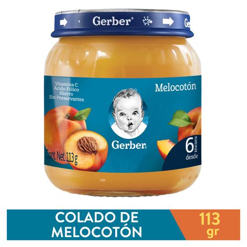 Colado Gerber Melocotón -113gr