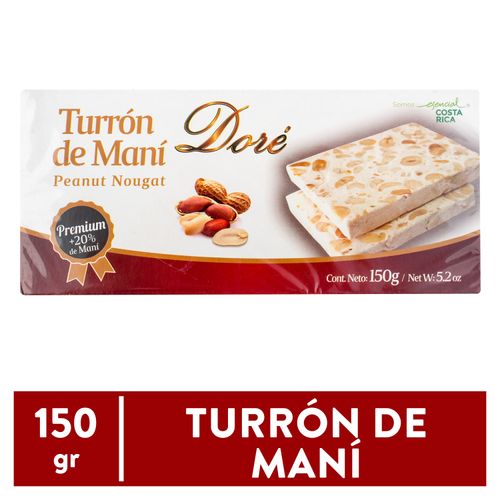 Turrón Dore Maní Premium -150gr