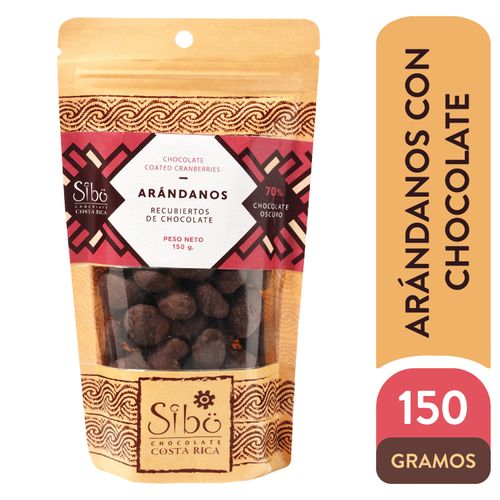 Choc Sibu Arandanos Recub Choc Negr 50Gr