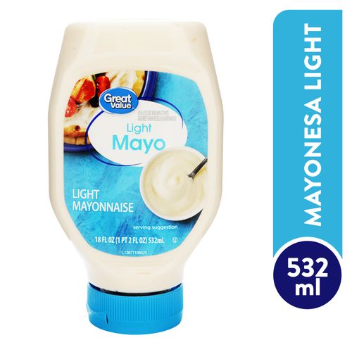 Mayonesa Great Value Light - 532 g