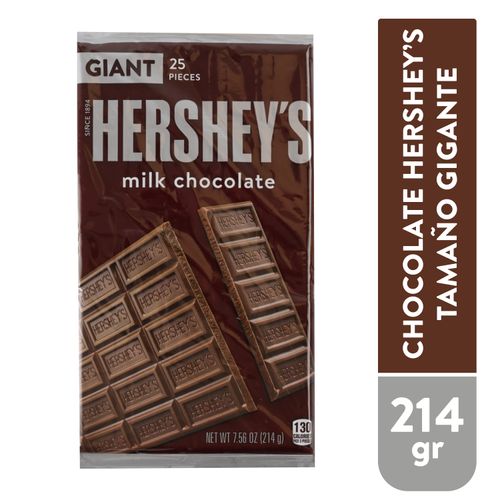 Chocolate Hershey's Milk Giantbar -208gr