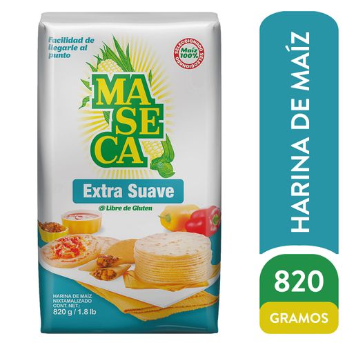 Harina Maseca, De Maíz Extra Suave -820gr