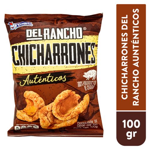 Chicharrones Yumies del rancho auténtico - 100 g