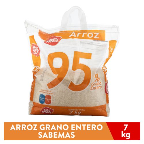 Arroz Sabemas 95% Grano Entero -7000gr