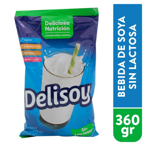 Bebida Delisoy De Soya, Sin Lactosa -360gr