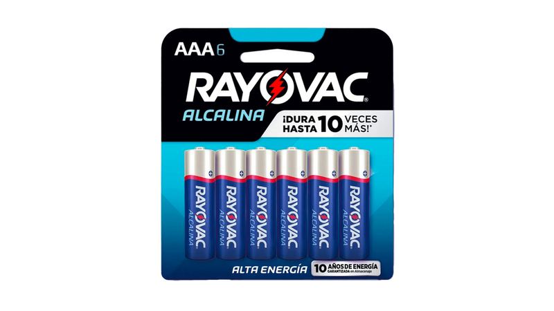 Pilas Triple Aaa Rayovac Alcalina Blister 4 Unidades