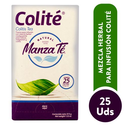 Té para colitis Manzate caja 25 Uds - 37.5 g