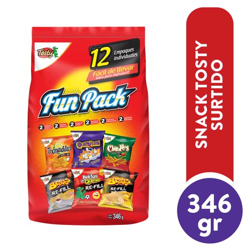 12 Pack Snack Tosty Surtido - 346gr