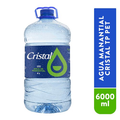 Agua Cristal Manantial Pet -6000ml