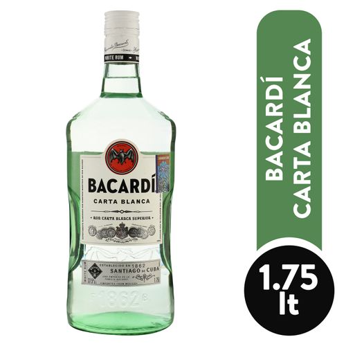 Ron Bacardi Blanco Garrafa -1750ml