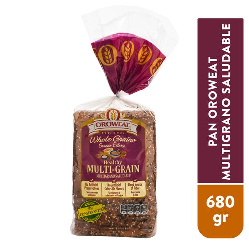 Pan Oroweat Multigrano Saludable - 680gr