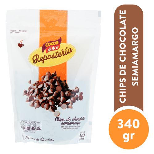 Chispas Cocoa Dulce De Chocolate Simiamargo-340gr