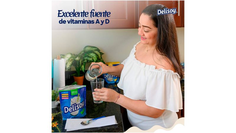 Comprar Bebida de Soya Marca Delisoy Sin Lactosa 1 más en Polvo - 360 gr